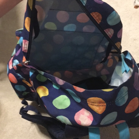 Jansport multicolored polka dot backpack - Picture 3 of 3
